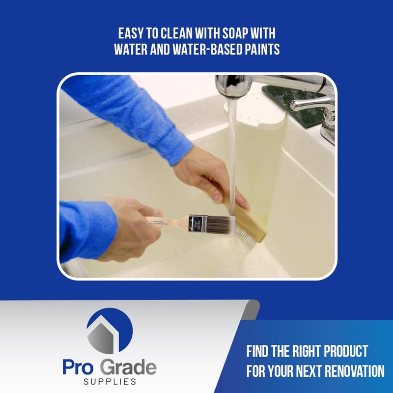 Pro-Grade فرش طلاء احترافية - 3 قطع 1.5 بوصة - مجموعة فرش - Image 5
